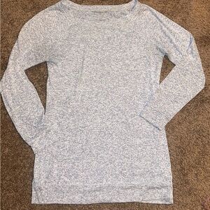 Athleta Light Blue Long Sleeve Tee